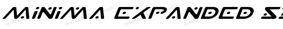 Minima Expanded SSi Expanded Italic字体转换